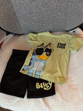 Lot of 2 Bluey Outfits. Size 24 Months